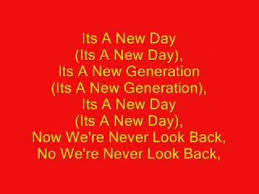 Nareul chajeun nare (a brand new day) biche gyedaneul ollaga kkumeul kkudeon sungan (we know the world) sesange nal boyeojwo oh i. It S A New Day Lyrics Youtube