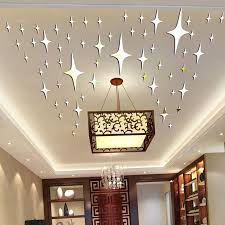 Bedroom ceiling stickers fluorescent dreaming home decor romantic kids wall. 50 Pcs Pack Star Shape 3d Acrylic Wall Stickers Living Room Bed Room Ceiling Mirror Wall Sticker Home Decoration Wall Stickers Aliexpress