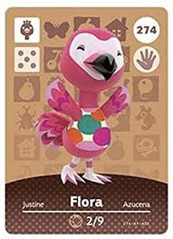 Amazon Com No 274 Flora Animal Crossing Villager Cards Series 3 Third Party Nfc Card Animal Crossing Amiibo Cards Animal Crossing Animal Crossing Characters