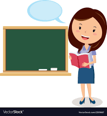 Career Woman Giving Presentation Or A Lecturer Giving A Lesson Download A Free Preview Or High Quality Ad Teacher Cartoon Teachers Illustration Teacher Images