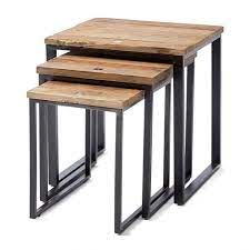 Save $ 9.33 (20 %) nora white accent table with storage and shelves. Buy Shelter Island End Table Set Of 3 Riviera Maison
