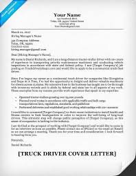 Truck Driver Resume Sample Awesome Truck Driver Cover Letter Sample Sample Resume Format Sample Resume Job Resume Examples