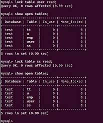 The following is the syntax that allows us to acquire a table lock explicitly: Table Lock Comando De Bloqueo Y Comando De Desbloqueo En Mysql Programador Clic