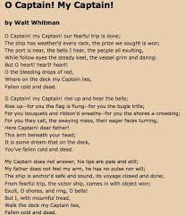 O Captain My Captain By Walt Whitman Belief Quotes Quotes Book Quotes