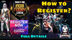 To better address and assist our players, free fire servers have their own local customer service teams. How To Regester India Today League Garena Free Fire Pro Lol Gaming Youtube