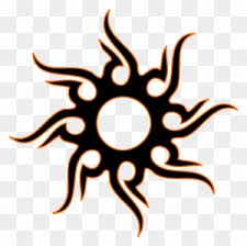The heart is one of the most popular tattoo choices, and for a good reason. Red Outline Black Tribal Sun Tattoo Design David Star 8 Points Free Transparent Png Clipart Images Download