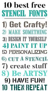 3 ways to stencil a wood sign. 10 Beautiful Free Stencil Fonts Perfect For Signs Stencil Font Letter Stencils Printables Free Stencils Printables