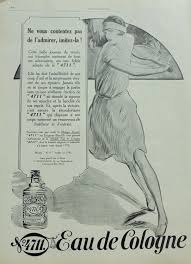 1920 S Genuine French Ad 4711 Eau De Cologne Etsy Vintage Photos Women French Postcard 1920s