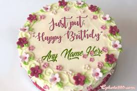 In the above image you can find birthday wishes for gopi with pink rose flowers. Write Name On Flower Birthday Cake Pics