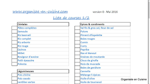 Liste De Course Une Liste De Course Telechargeable Et Personnalisable Liste De Courses Courses Riz Au Curry