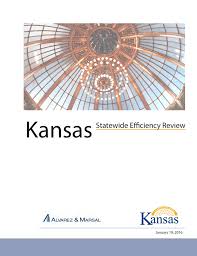 Kansas Statewide Efficiency Review January 19 2016