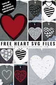 5 Free Heart Svg Files My Designs In The Chaos Valentines Svg Valentine Svg Files Svg