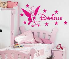 Details About Tinkerbell Personalised Girls Bedroom Wall Sticker Kit Loads Of Colours Girl Bedroom Walls Wall Stickers Bedroom Wall Decor Bedroom