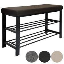 Sitzbank mit stauraum / schuhregal vamdrup 05, farbe: Schuhregal Mit Sitzbank Aus Metall 81x32x46 Kaufland De