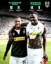 In the transfer market, the current estimated value of the player marcus thuram is 29 000 000 €, which exceeds the weighted average. B R Football On Twitter Marcus Thuram Alassane Plea Don T Sleep On Gladbach S Duo This Season