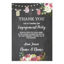 Thank You Card Engagement Wedding Jars Chalk Zazzle Com Wedding Thank You Cards Wedding Jars Chalk Wedding Invitations