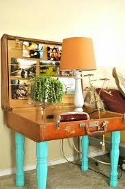 Clever Suitcase Table Vintage Suitcases Home Diy Vintage Suitcase
