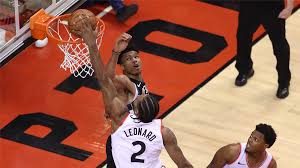 Kawhi swatted a dunk attempt with only his middle finger. Nba Playoffs 2019 Kawhi Leonard S Emphatic Dunk Caps Off Raptors 26 3 Run In Series Clinching Game 6 Win Nba Com India The Official Site Of The Nba
