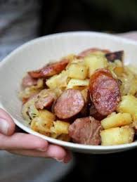 Poelee Aux Pommes De Terre Et Saucisse Fumee Recette Recettes De Cuisine Recette De Plat Cuisine