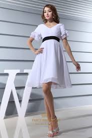 Free shipping on orders over $25 shipped by amazon. White Cocktail Dress With Black Belt White Short Sleeve Cocktail Dress Short Chiffon Mother Of The Bride Dresses White Chiffon V Neck Dress Cocktail Dress With Short Sleeves Fancy Bridesmaid Dresses