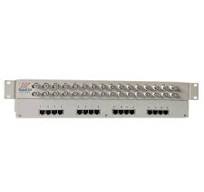 75 ohm coax to 120 ohm RJ45 G703 16 E1 Balun panel