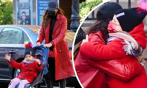 On thursday, they were photographed getting into a car. Bradley Cooper S Ex Irina Shayk Is Seen Taking Daughter Lea For A Stroll In New York City Daily Mail Online