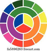 Among us 110 coloring pages by the popular game. Free Color Wheel Art Prints And Wall Artwork Freeart
