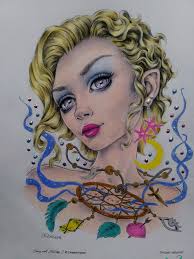 Prismacolors used in 'Daydreams' by H.Karlzon