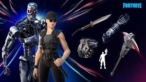A free multiplayer game where you compete in battle royale, collaborate to create your private island in creative, or quest in save the world. Man Vs Machine Sarah Connor Amp The T 800 Arrive In Fortnite S Item Shop