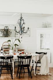 Collected and contrasting dining room refresh. Simple Fall Tablescape In Our Dining Room The Wicker House