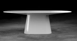 Gwg outlet pedestal table in triangular mirror in grey white finish. Sultan White Modern Round Dining Table