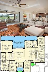 Single Story 4 Bedroom Mediterranean Home With Grand Primary Suite Floor Plan Country House Floor Plan Master Suite Floor Plan Craftsman Style Floor Plans