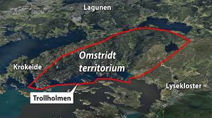 Bergen kommune has no independent mountains above 1000m. Os Vil Ha Halve Fanafjellet