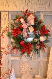 Bakers Village Garden Center Christmas Wreath Red And White Located In Powell Oh 43065 Christmas Garden Garden Center Christmas Open House