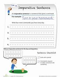 For exercises, you can reveal the answers first (submit worksheet) and print the page to have. Imperative Sentences Worksheet Education Com