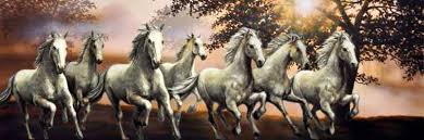 Seven Running Horse Painting Running Horses Horse Wallpaper Horse Painting