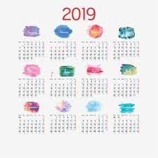 Calendar 2019 Calendar Calendar Vector Png And Vector With Transparent Background For Free Download Calendar 2019 Vector Calendar Vector Calendar