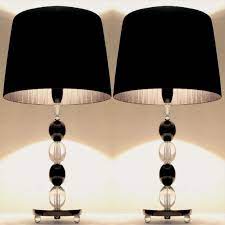 Table + desk lamps all table lamps desk lamps led table lamps led desk lamps outdoor table lamps. 2x Modern Two Tone Bedside Table Lamps In Black Buy Table Desk Lamps 61071