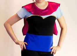 Princess Anna Frozen Costume T Shirt Made To Order Anna Frozen Costume Frozen Costume T Shirt Costumes