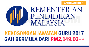 Jawatan Kosong Cikgu Di Kementerian Pendidikan Malaysia Kpm Gaji Bermula Rm2 149 03 Jobcari Com Jawatan Kosong Terkini