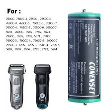 UR18500L Replacement Battery For Braun 5671 5673 5675 760CC 799CC 9565 9585  9585CC 9595CC 9785 9795 7281 9785 CT2s Shavers