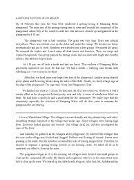 All of the performers shared in the work of dismantling, transporting, and reassembling the circus. A Gotong Royong In Kg Melor Recycling Natural Environment