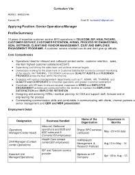 Roles And Responsibilities Of Operations Manager In Bpo
