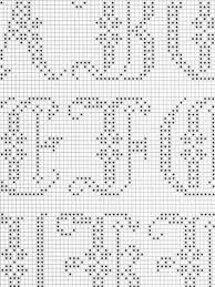 Free Filet Crochet Alphabet Crochet Alphabet Crochet