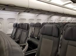 United Airlines Airbus A319 100 Economy Plus Premium Eco Cabin Interior With 3 3 Seats Layo Airplane Interior United Airlines Cabin Interiors