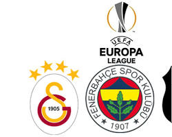 Image of Türk bayrağı ile Avrupa Ligi logosu yan yana