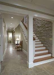 40 Must Try Stair Wall Decoration Ideas Staircase Design Basement Staircase House Design