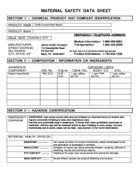 Safety Data Sheet For Bleach Hse Images Videos Gallery