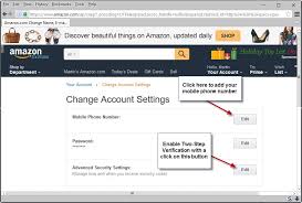 Now pay attention to this part, it's really important. Protect Your Amazon Account With Two Step Verification Ghacks Tech News