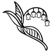 Black And White Lily Clipart Free Lily Stock Illustrations Lily Of The Valley Stock Art Lily Images